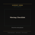 Moving Checklist - Digital Download