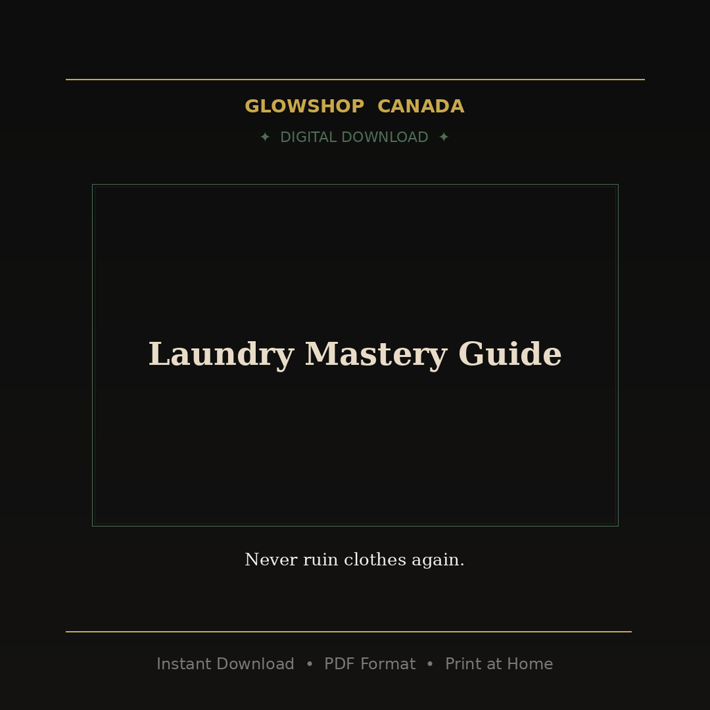 Laundry Mastery Guide - Digital Download product image