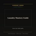 Laundry Mastery Guide - Digital Download product image