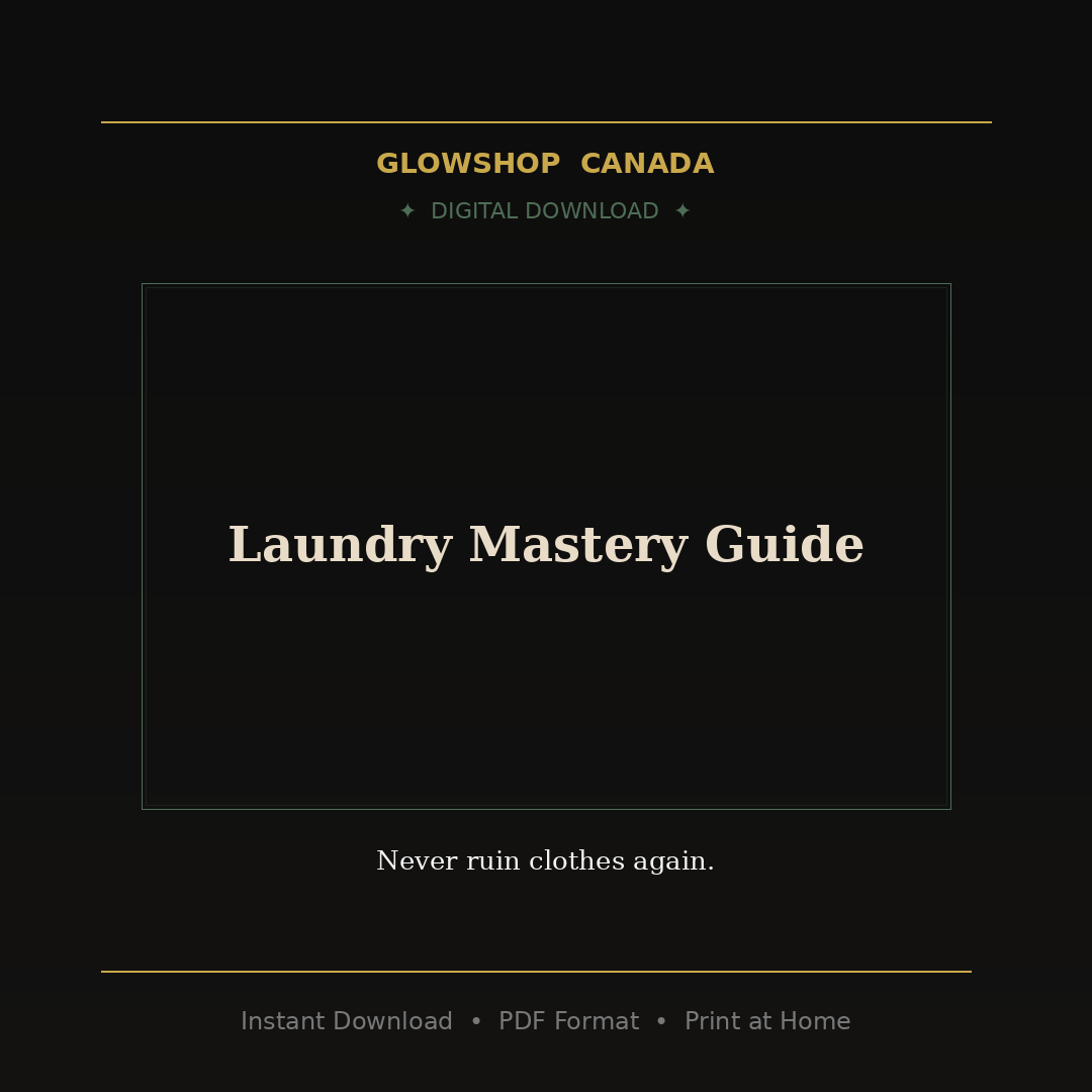 Laundry Mastery Guide - Digital Download product image