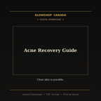 Acne Recovery Guide - Digital Download product image