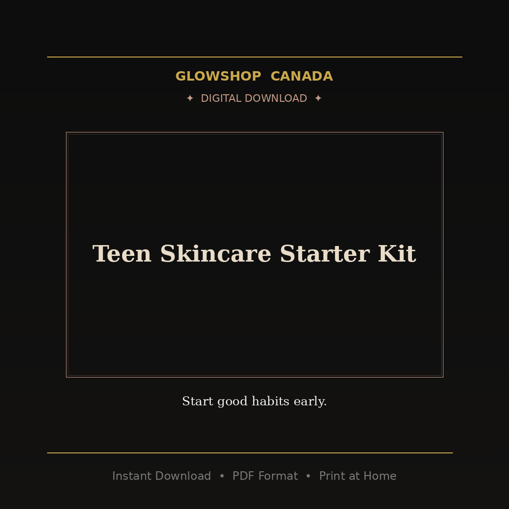 Teen Skincare Starter Kit - Digital Download product image