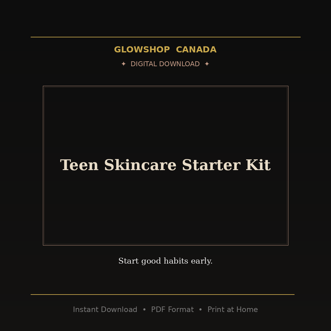Teen Skincare Starter Kit - Digital Download product image