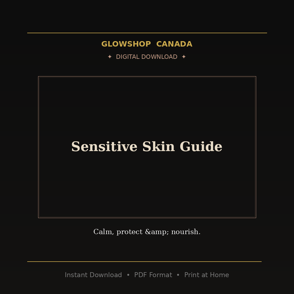 Sensitive Skin Guide - Digital Download