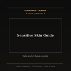 Sensitive Skin Guide - Digital Download
