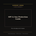 SPF & Sun Protection Guide - Digital Download