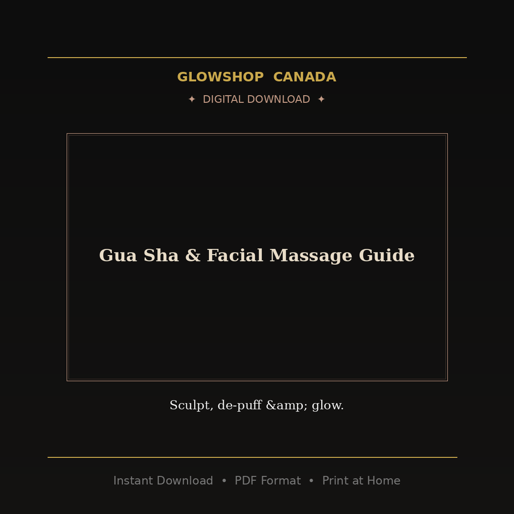 Gua Sha & Facial Massage Guide - Digital Download product image