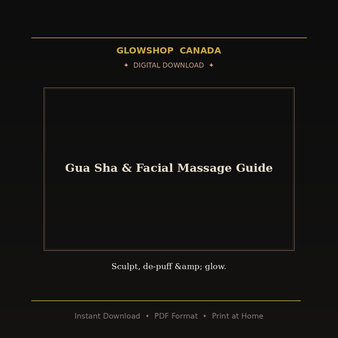 Gua Sha & Facial Massage Guide - Digital Download product image