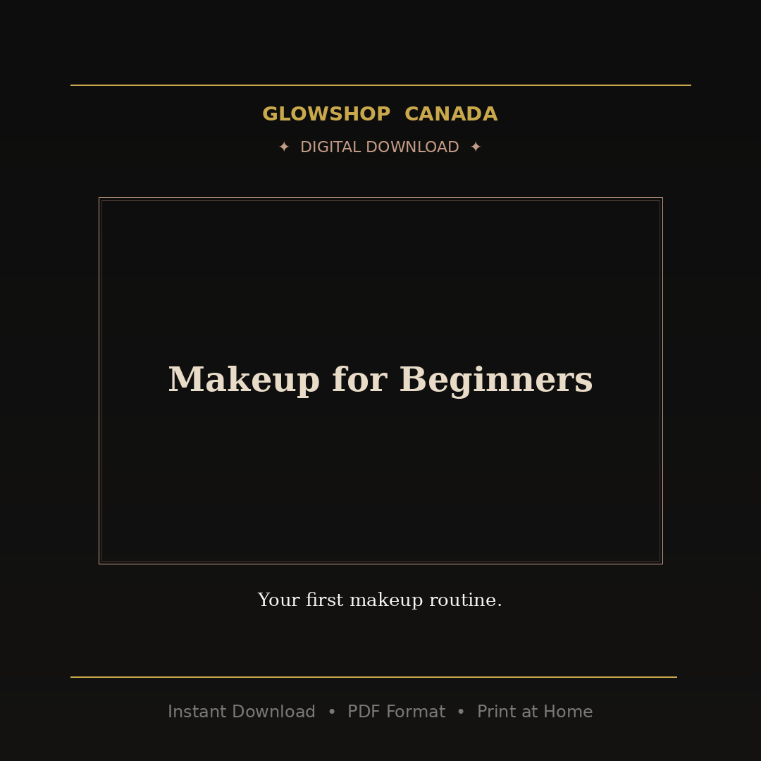 Makeup for Beginners - Digital Download