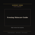 Evening Skincare Guide - Digital Download product image