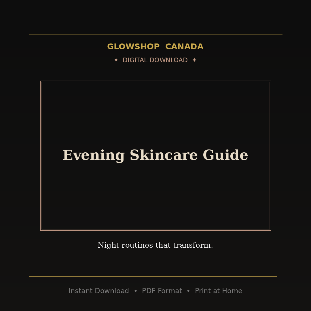 Evening Skincare Guide - Digital Download product image