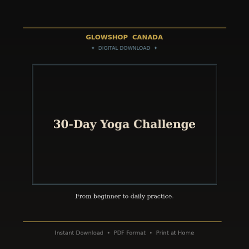 30-Day Yoga Challenge - Digital Download