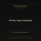 30-Day Yoga Challenge - Digital Download product image