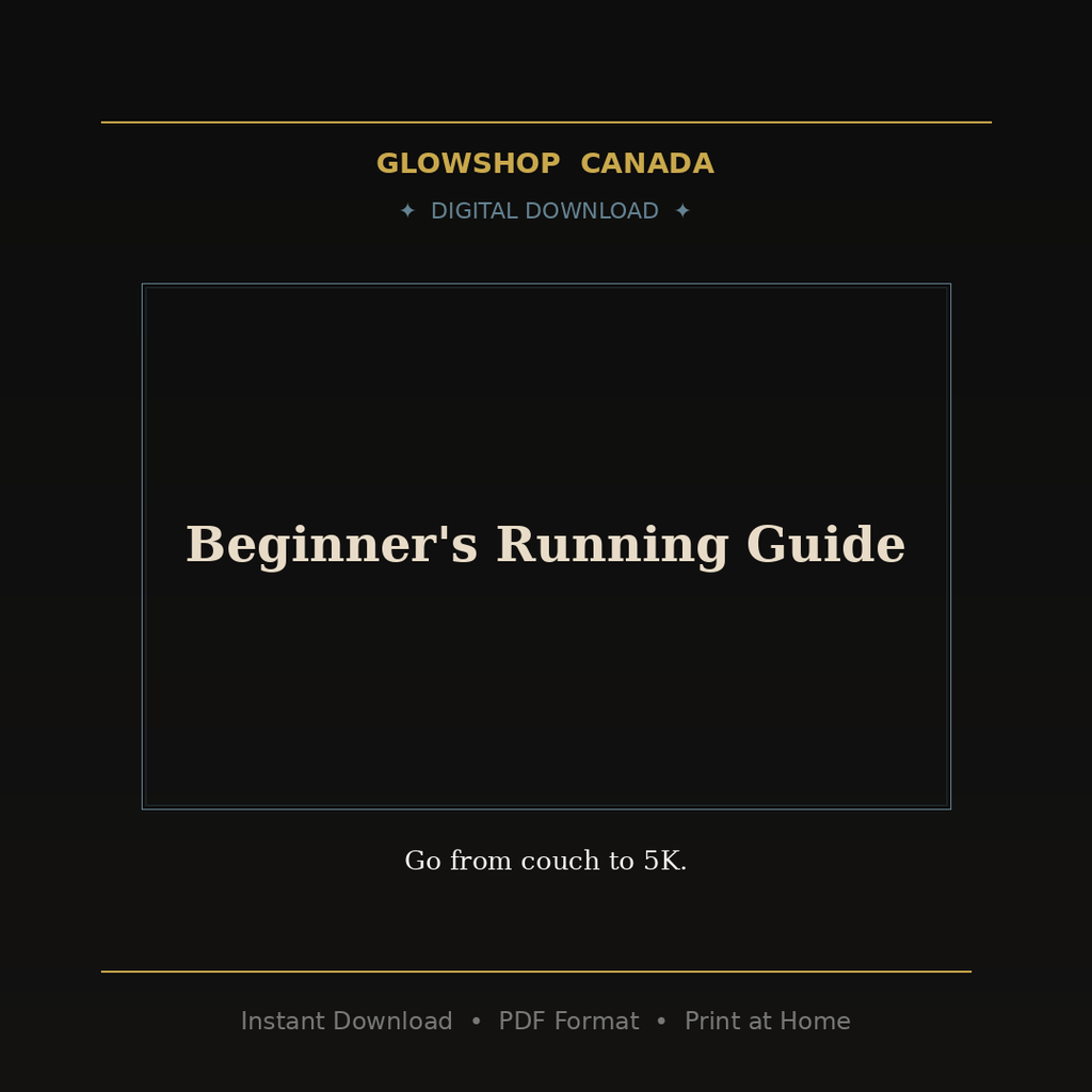 Beginner's Running Guide - Digital Download product image