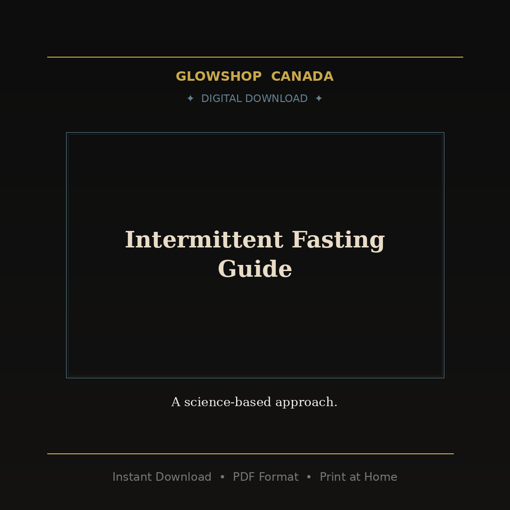 Intermittent Fasting Guide - Digital Download product image