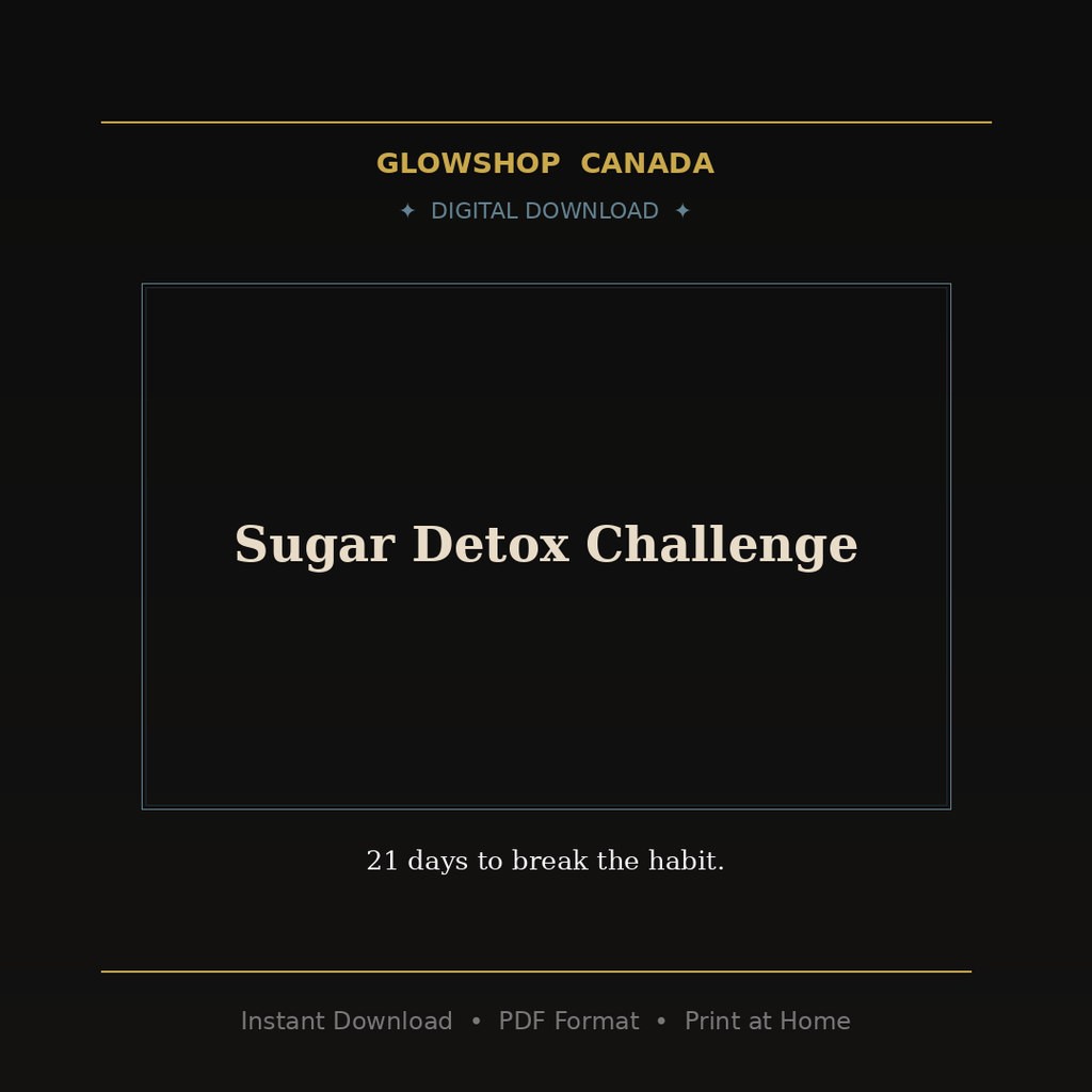 Sugar Detox Challenge - Digital Download