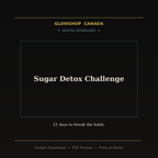 Sugar Detox Challenge - Digital Download