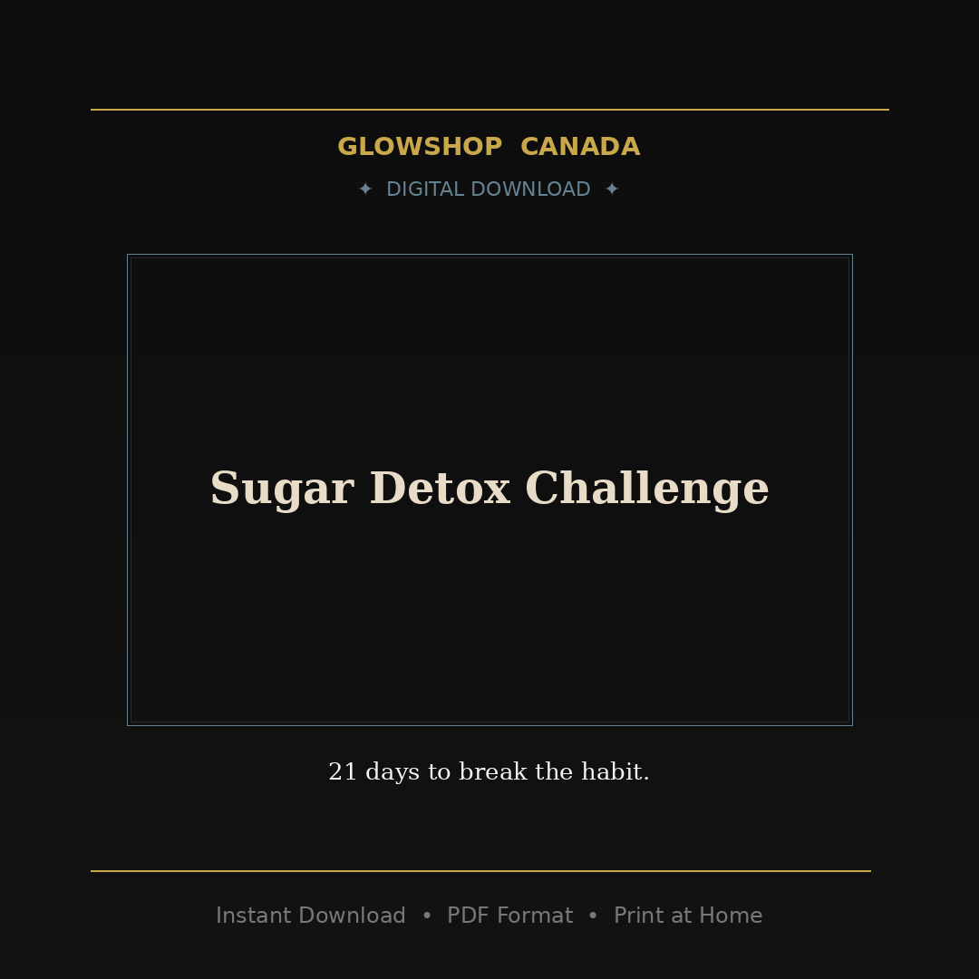 Sugar Detox Challenge - Digital Download
