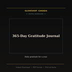 365-Day Gratitude Journal - Digital Download product image