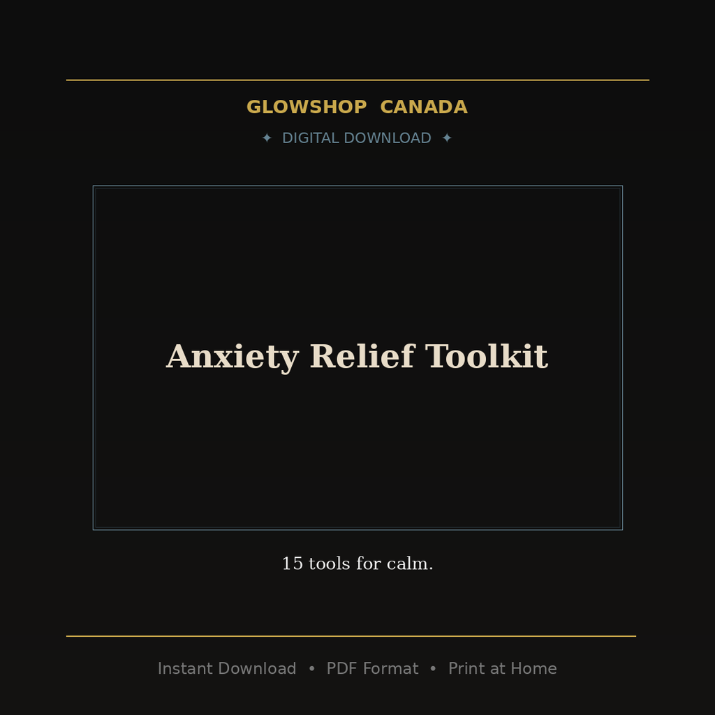 Anxiety Relief Toolkit - Digital Download