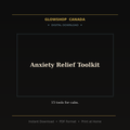 Anxiety Relief Toolkit - Digital Download