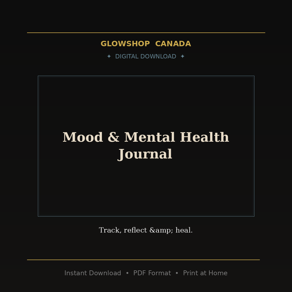 Mood & Mental Health Journal - Digital Download product image