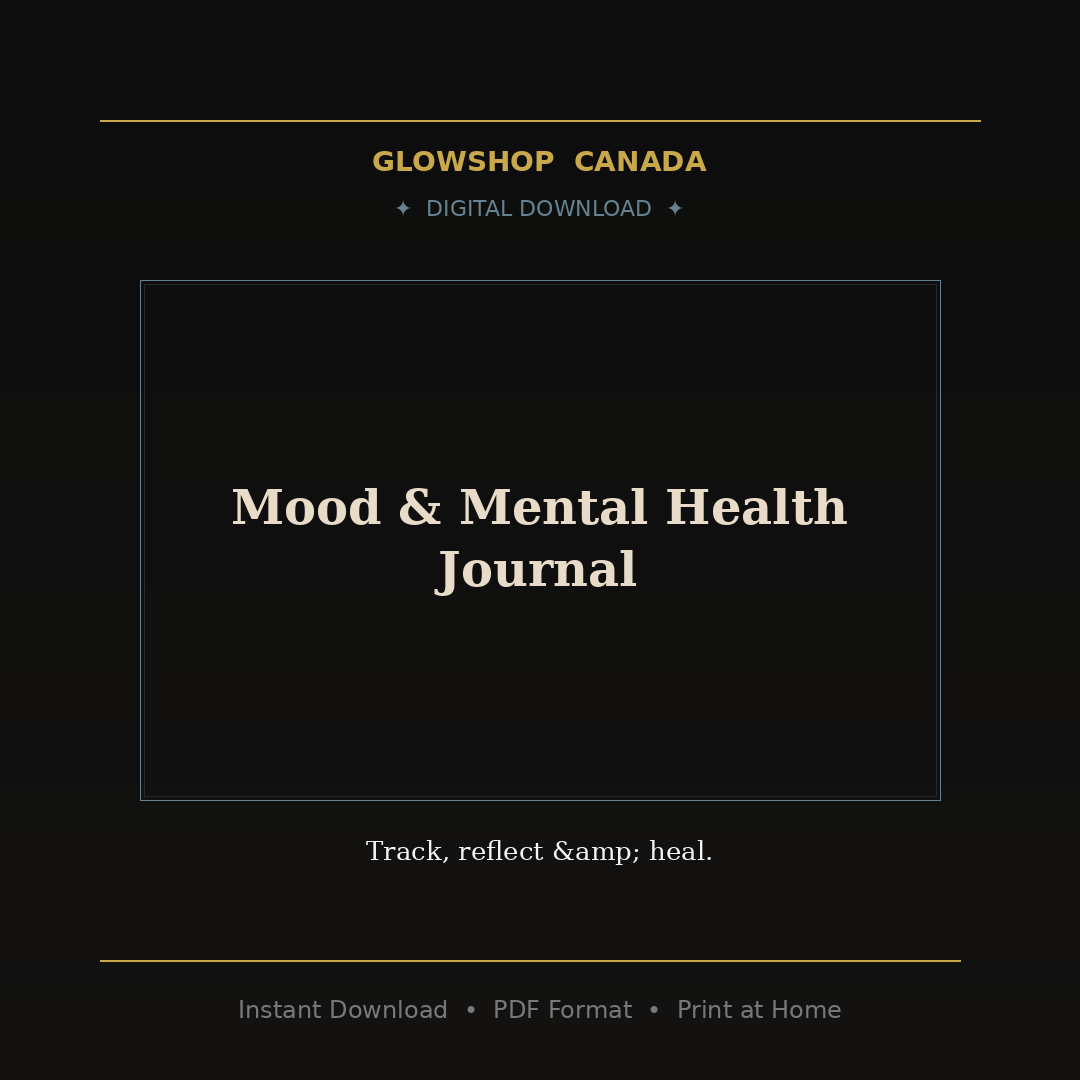 Mood & Mental Health Journal - Digital Download product image