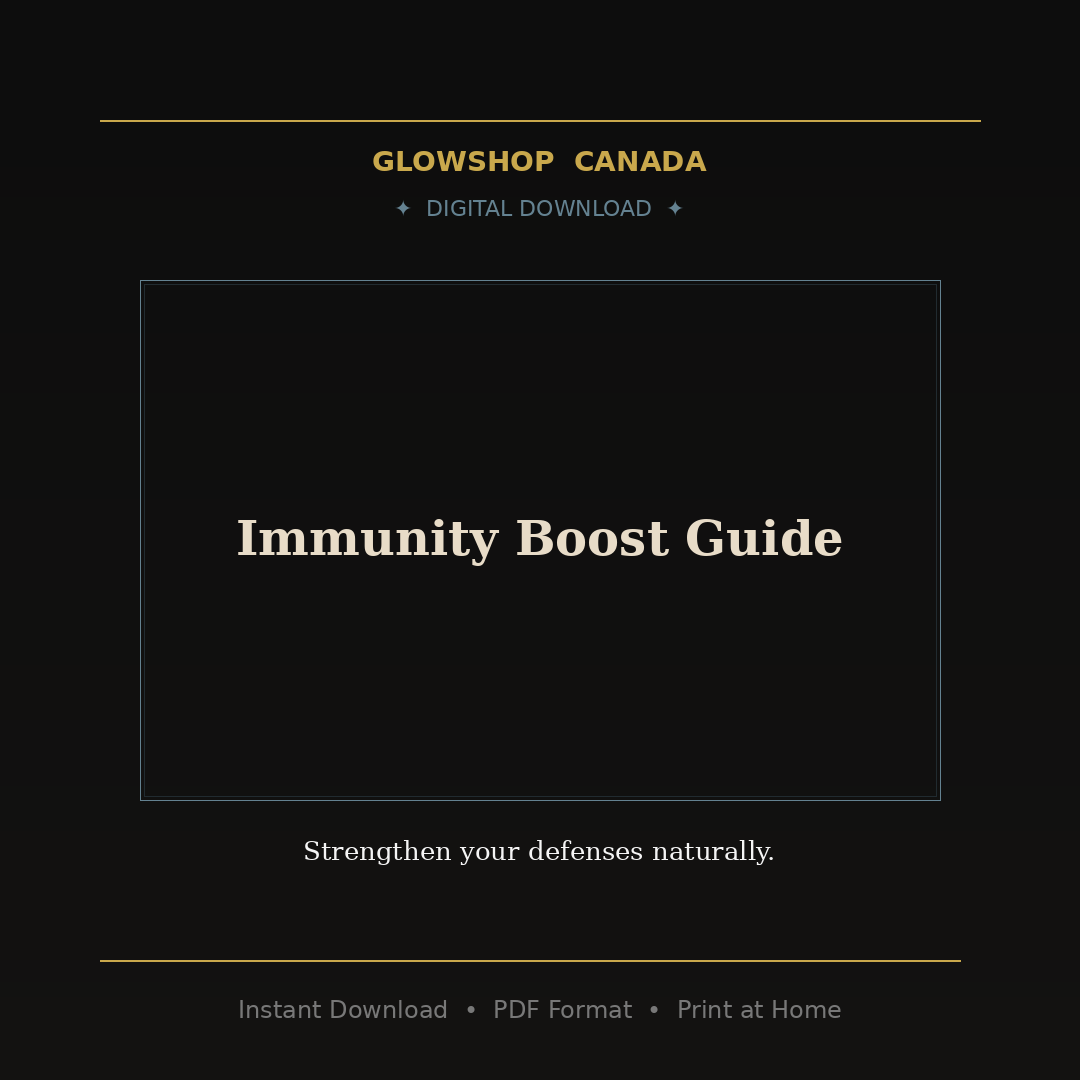 Immunity Boost Guide - Digital Download product image