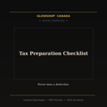 Tax Preparation Checklist - Digital Download product image