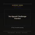 No-Spend Challenge Tracker - Digital Download
