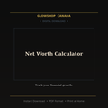 Net Worth Calculator - Digital Download product image