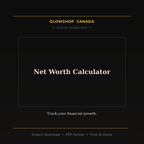 Net Worth Calculator - Digital Download product image