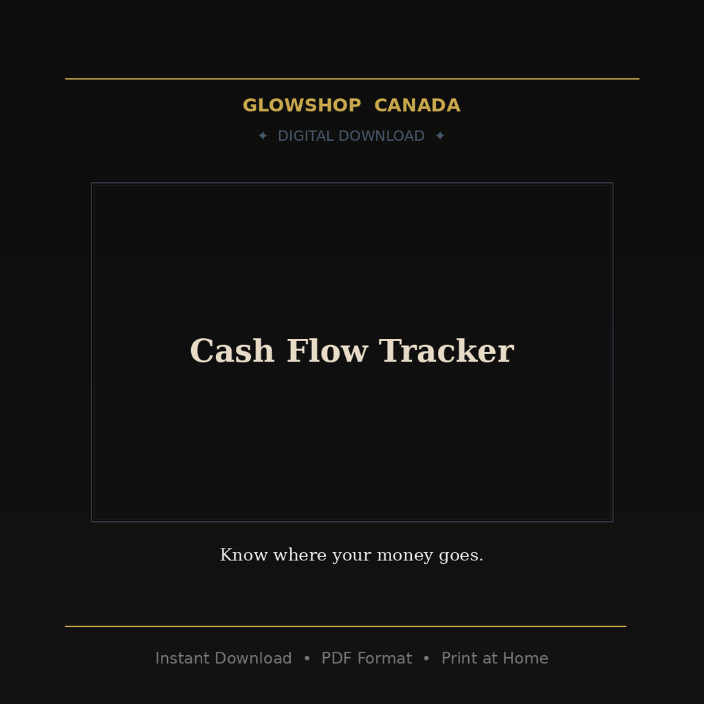 Cash Flow Tracker - Digital Download product image