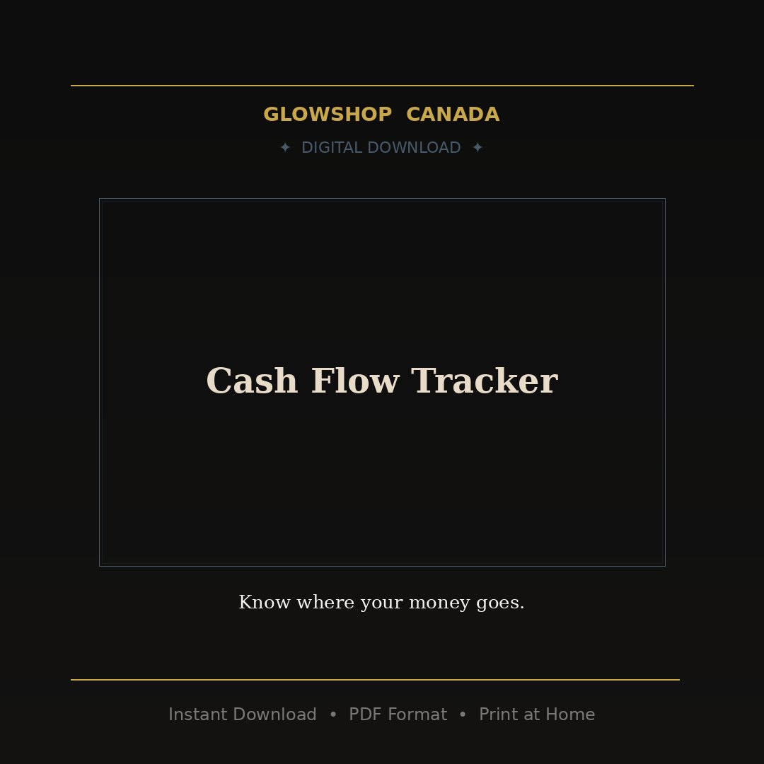 Cash Flow Tracker - Digital Download product image