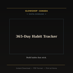365-Day Habit Tracker - Digital Download product image