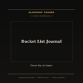 Bucket List Journal - Digital Download