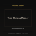 Time Blocking Planner - Digital Download product image
