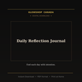 Daily Reflection Journal - Digital Download