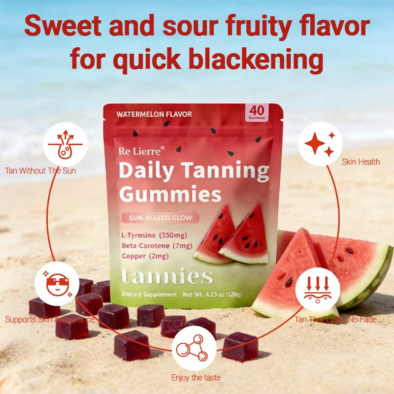 Daily Tanning Gummies-Watermelon Flavor