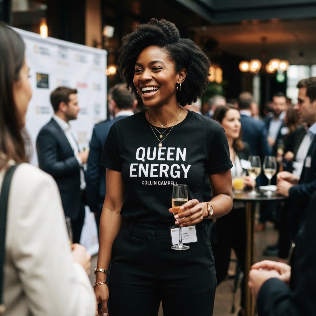 Queen Energy — Premium T-Shirt | COLLIN CAMPELL product image