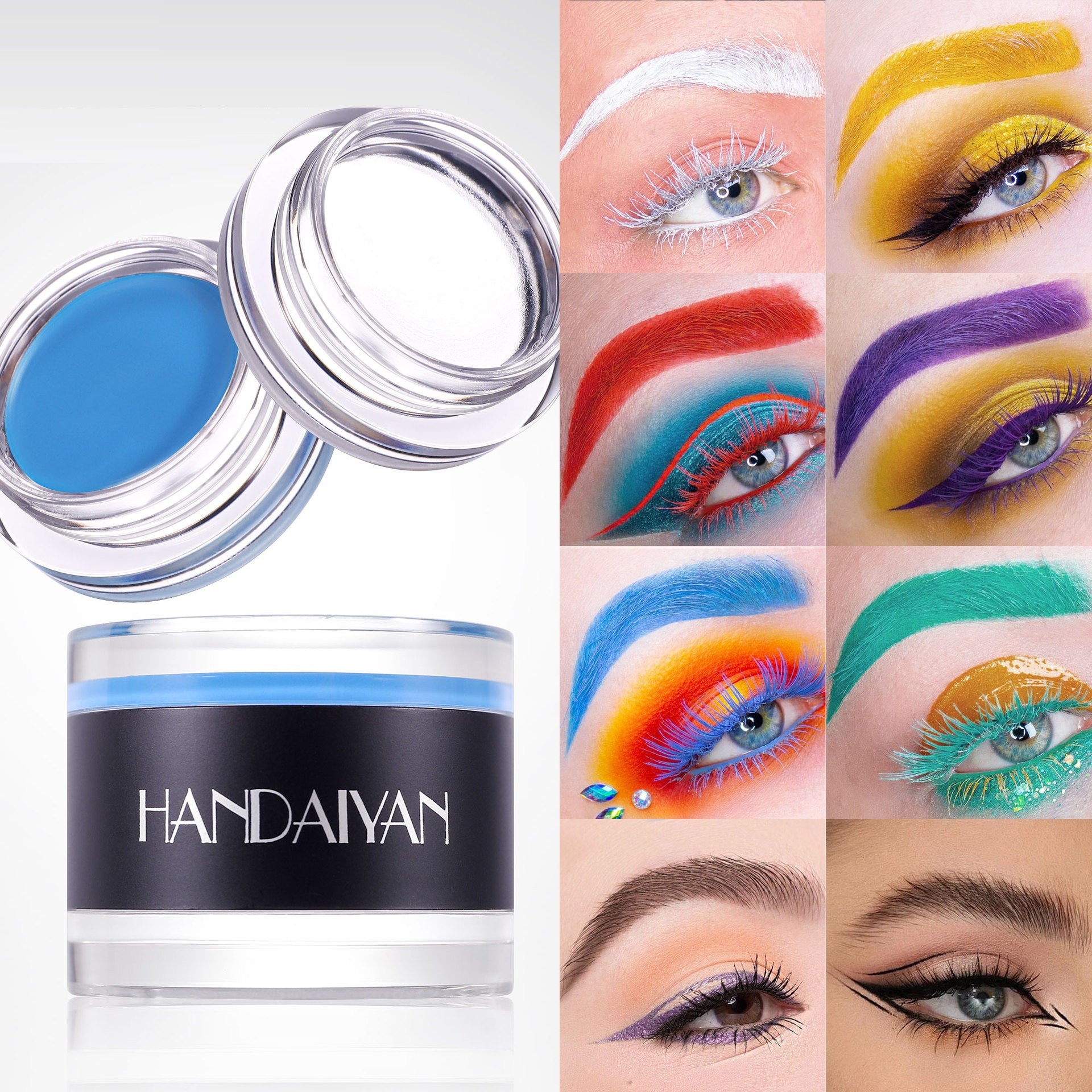 Effective Waterproof 2-in-1 8-color Eyebrow Cream