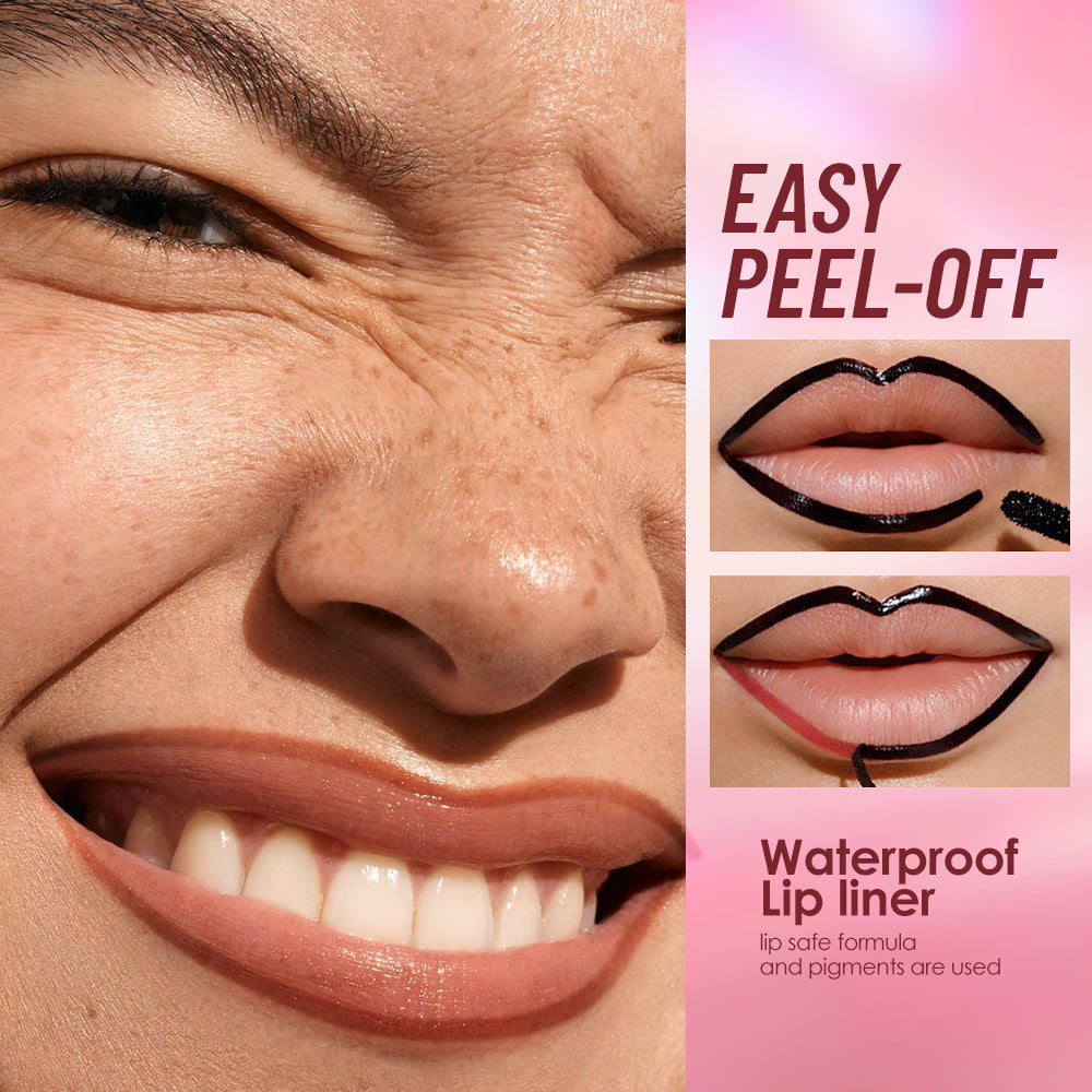 Tear And Pull Lipliner Peel Off Lip Liner Matte, Not