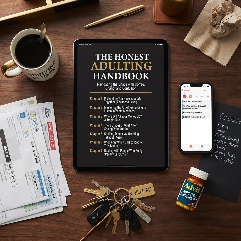 The Honest Adulting Handbook - Everything They Did Not Tell You About Being a Grown-Up