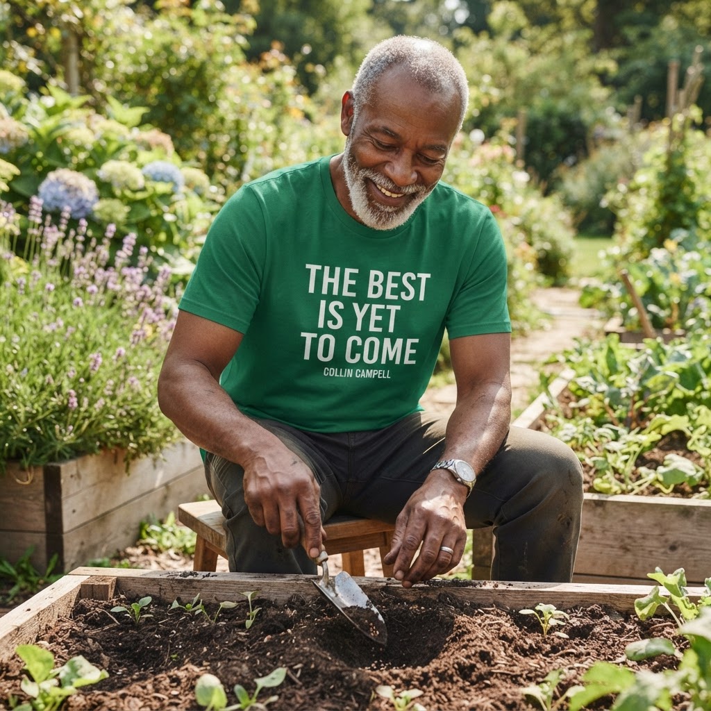 The Best Is Yet to Come — Premium T-Shirt | COLLIN CAMPELL product image