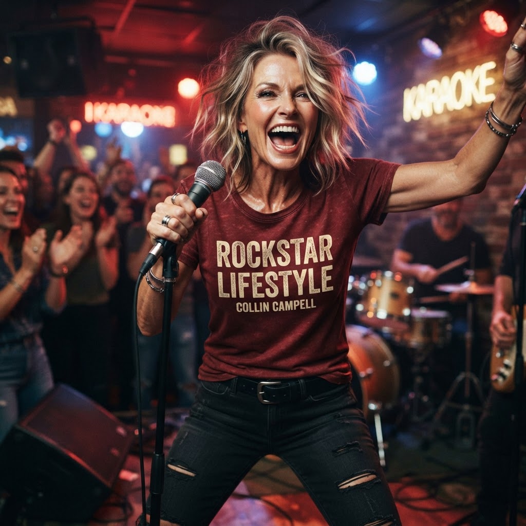 Rockstar Lifestyle — Premium T-Shirt | COLLIN CAMPELL product image