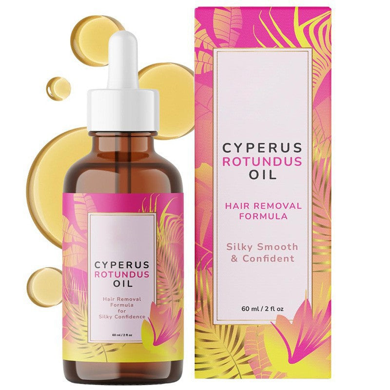Best-selling Hair& BodyOil 60ml Natural Cyperus Rotundus Essential Oil For Unwanted Hair Care
