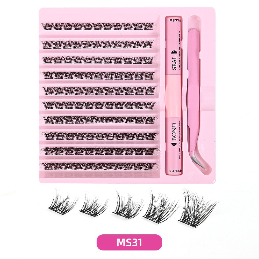 Segmented Single-Cluster DIY Eyelash Kit