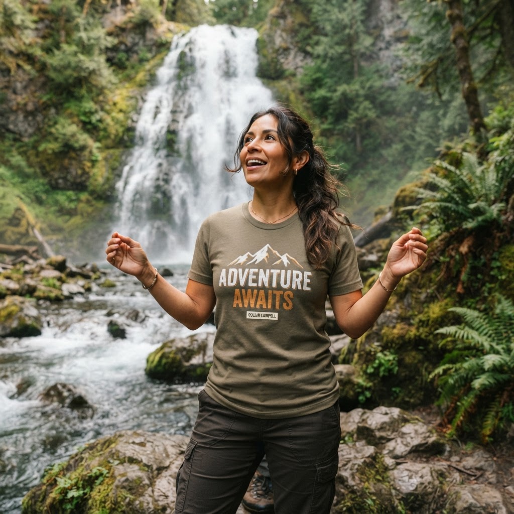 Adventure Awaits — Premium T-Shirt | COLLIN CAMPELL product image