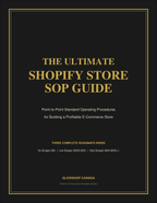 Preview: Cover Page - The Ultimate Shopify Store SOP Guide