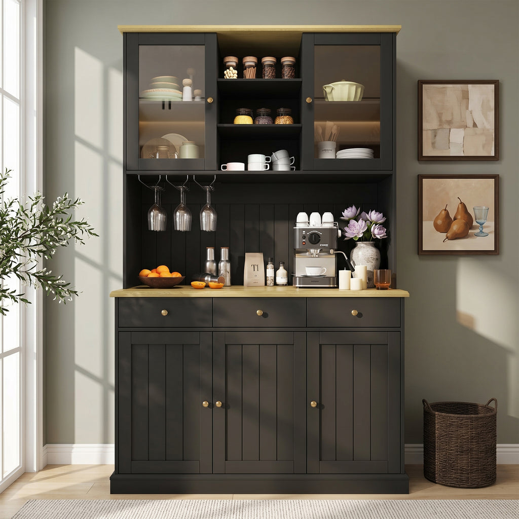 Tall Kitchen Cabinet 120x40x191cm — Modern Storage